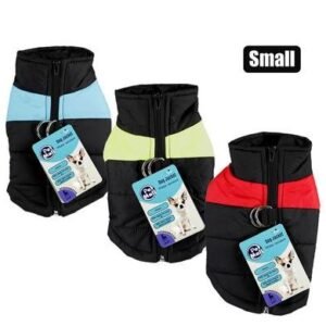 Pet dog jacket with zip unisex-small