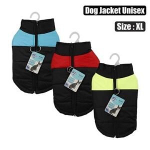Pet dog jacket with zip unisex-xl
