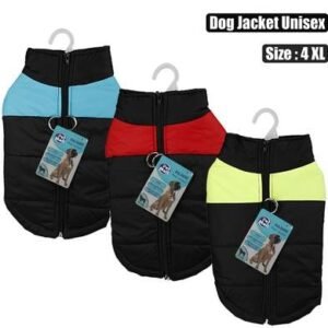 Pet dog jacket with zip unisex-4xl