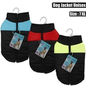 Pet dog jacket with zip unisex-7xl