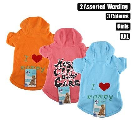 Pet dog shirt fleece - xxlarge