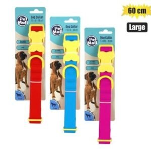 Pet dog collar pvc 2.5×40-60cm large