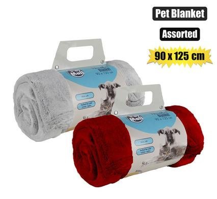 Pet blanket flannel fleece 90x125cm