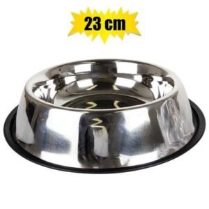 Pet dog/cat bowl s/s 23cm 96oz