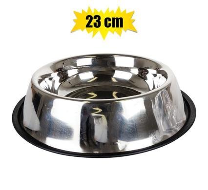 Pet dog/cat bowl s/s 23cm 96oz