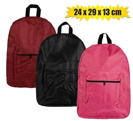 Backpack polyester asstd 43x30x13cm