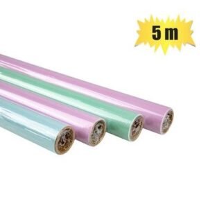 Gift-wrap 700mmx5m solid pastel colors