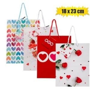 Gift-bag paper med 18x23cm love