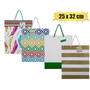 Gift-bag paper lrg 25x32cm everyday