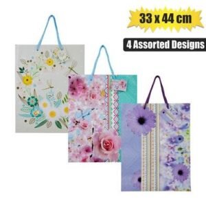 Gift-bag paper jmb 33x45cm everyday flwr