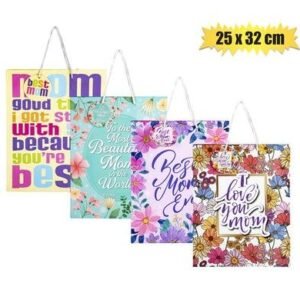Gift-bag designer lrg 25x32cm mom