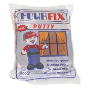 Powafix putty multi-purpose teak 500g