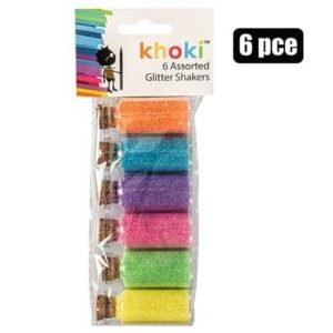 Art+craft glitter 6pce glass