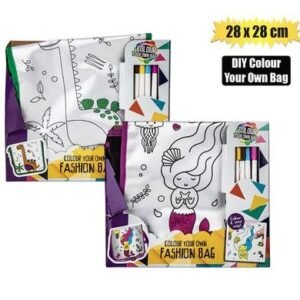 Art+craft diy flap over bag 28x28cm