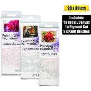 Art+craft paint-by-numbers 20x30cm