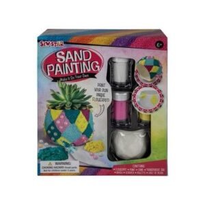 Art+craft ceramic pot sand painting set
