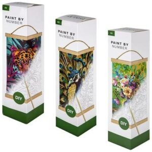 Art+craft paint-by-number hanging canvas