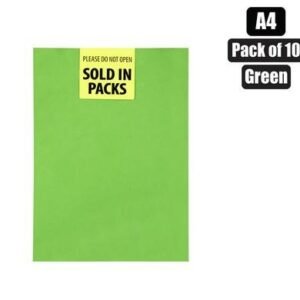 Art+craft board a4 160g sheet green 10pk