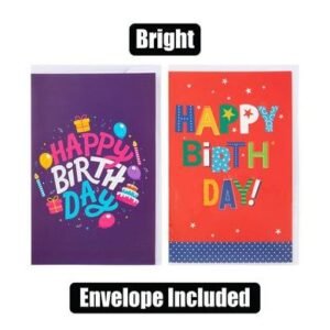 Card & envelope birthday - brights (2)