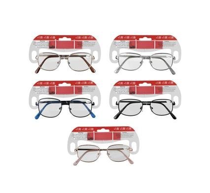 Reading glass metal asstd strengh:1