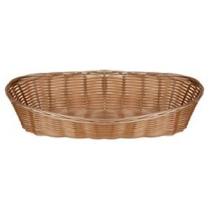 Woven plastic basket 30x15x8cm