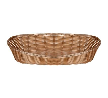 Woven plastic basket 30x15x8cm