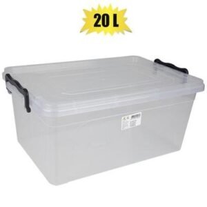 Storage box maxi clear 20l 48x32x20cm