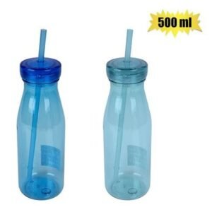 Water bottle 500ml w/straw top