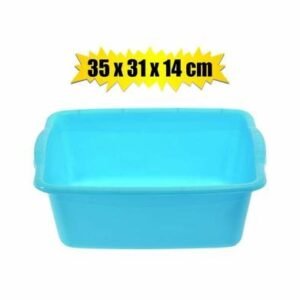 Basin pl 35x31x14cm oblong