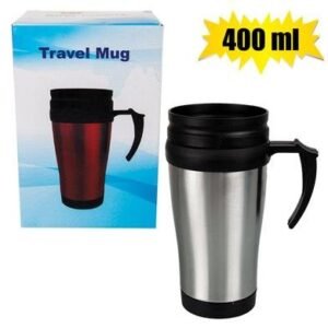 Travel mug s/s 400ml (colour box)