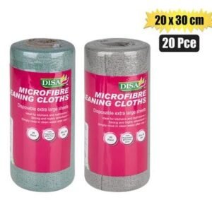 Cloth microfibre roll 20x30cm 20pc