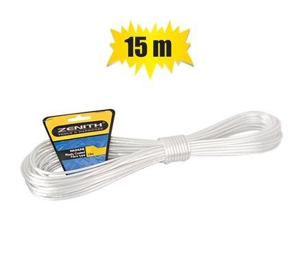Cord washline pl-fibre+pl-ctd 15m zenith