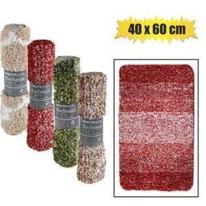 Bathmat microfiber 40x60cm asstd