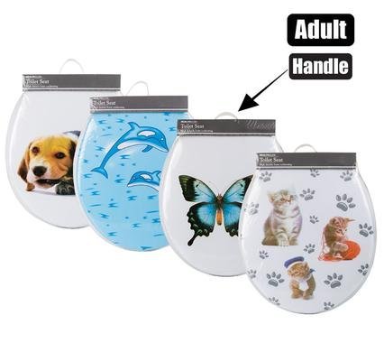 Toilet soft-seat large asstd