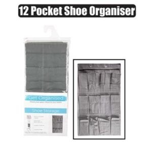 Shoe organiser 12-pockets 46x84cm