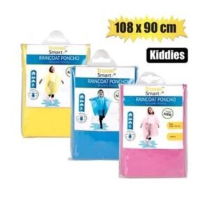 Raincoat poncho kids 90x75cm vinyl astd