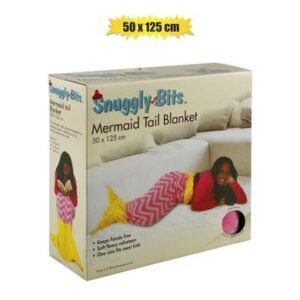 Blanket mermaid-tail 50x125cm