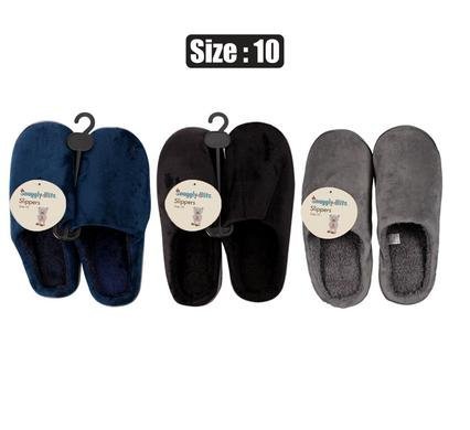 Slipper slip-in plain size 10