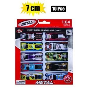Die cast set 10pcs racers 7cm each