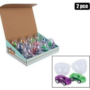 Vehicle racer mini egg 2pc