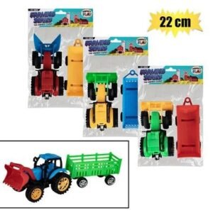 Vehicle farm tractor and trailor, 22cm