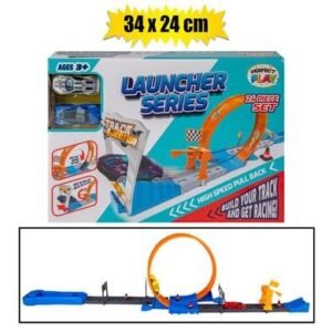 Vehicle launch & go loop track 34x24cm
