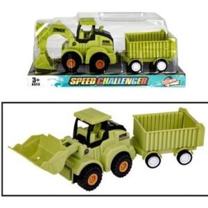 Vehicle construction w/trailer 24cm astd