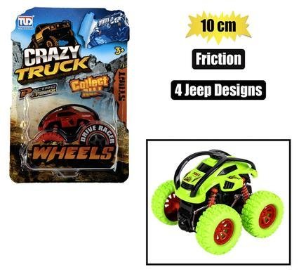 Vehicle jeep monster friction 10cm
