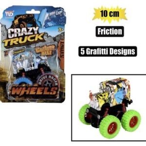 Vehicle jeep monster buggy graffiti 10cm