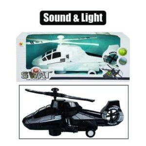 Battery operated helicopter w/sound 35cm