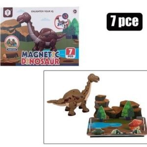Boys playset magnetic dinosaur