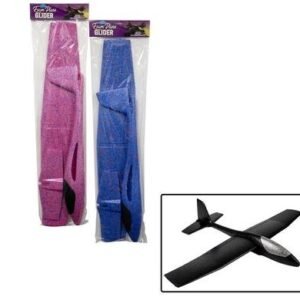 Boys playset glider jumbo plane 65cm