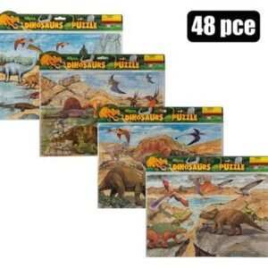 Puzzle jigsaw educational dino 48pc