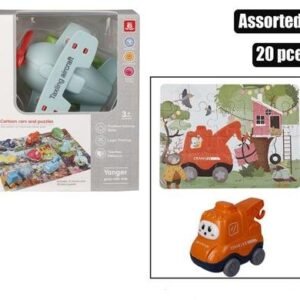 Jigsaw puzzle with car 20pc